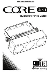 Chauvet CORE 3X1 Guía De Referencia Rápida