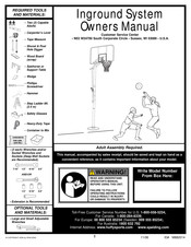 SPALDING N53 W24700 Manual Del Propietário