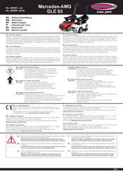 Jamara Mercedes-AMG GLE 63 Instrucción