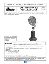 Mr. Heater MH15 Instrucciones De Uso Y Manual Del Propietario