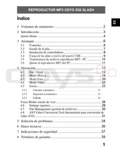 Odys X56 SLASH Manual Del Usuario