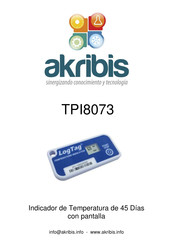 Akribis TPI8073 Guia De Inicio Rapido