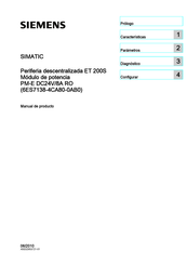 Siemens SIMATIC PM-E DC24V/8A RO Manual De Producto