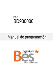 BES BD930000 Manual De Programación