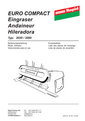 Rapid 2060 Instrucciones Para El Uso