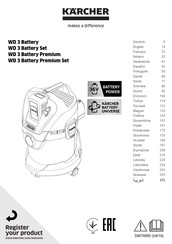 Kärcher WD 3 Manual De Instrucciones