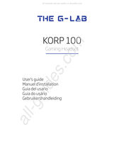 The G-LAB KORP 100 Guia Del Usuario