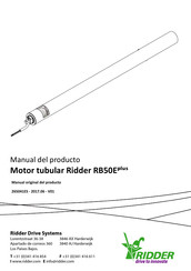 Ridder Drive Systems RB50E PLUS Manual Del Producto