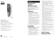 Philips Norelco BT7215/49 Manual De Instrucciones