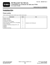 Toro Recycler 55cm Instrucciones De Instalación