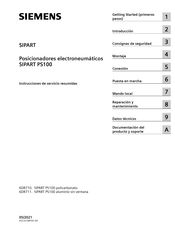 Siemens SIPART PS100 Instrucciones De Servicio Resumidas