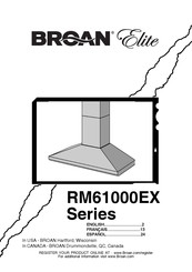 Broan RM61000EX Serie Manual Del Usuario