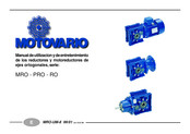 Motovario PRO Serie Manual De Utilización