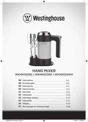 Westinghouse WKHM250RD Manual De Instrucciones