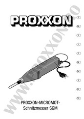 Proxxon MICROMOT SGM Manual Del Usuario