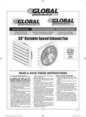 Global Industrial 246621 Instrucciones De Ensamblaje