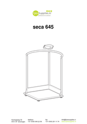 Seca 645 Manual Del Usuario