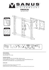 Sanus Visionmount VMAA26 Manual Del Usuario