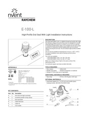 nVent RAYCHEM E-100-L Serie Instrucciones De Instalación