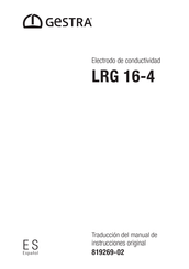 GESTRA LRG 16-4 Traducción Del Manual De Instrucciones Original