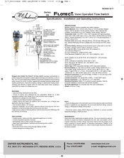 Dwyer W.E. Anderson V4 Flotect Serie Instrucciones De Instalación Y  Operación