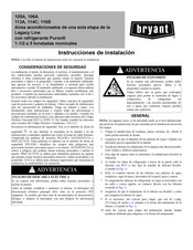 Bryant 106A Instrucciones De Instalación