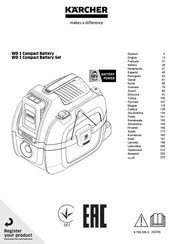 Kärcher WD 1 Manual De Instrucciones