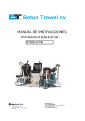 Beton Trowel BT900-2PFH Manual De Instrucciones