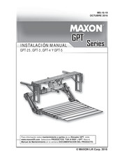 Maxon GPT-4 Manual Del Usuario