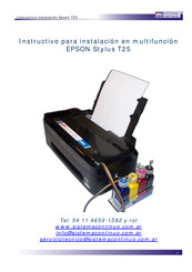 Epson Stylus T25 Manual De Instrucciones