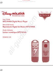 Disney MIX STICK DDA8040-CAR Manual De Instrucciones