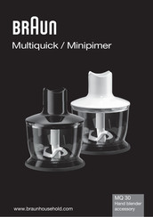 Braun Multiquick MQ 30 Manual De Instrucciones