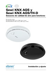 elsner elektronik Sewi KNX AQS/TH-D Instalacion Y Ajuste