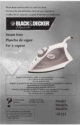 BLACK&DECKER Home F225 Manual De Instrucciones