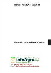 Honda WB20XT Manual Del Usuario