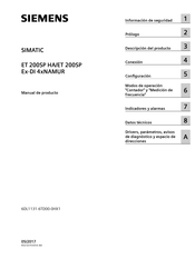 Siemens Ex-DI 4xNAMUR Manual De Producto