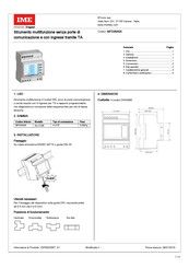 IME MFD45A00 Manual De Instrucciones