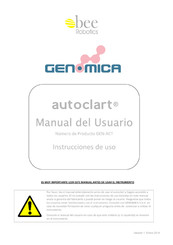 Bee Robotics autoclart GENOMICA GEN-ACT Manual Del Usuario