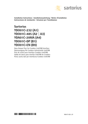 Sartorius YDO01C-485 Instrucciones De Instalación