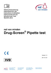 NAL Drug-Screen Instrucciones De Uso