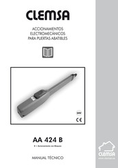 Clemsa AA 424 B Manual Tecnico