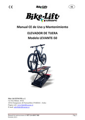 Bike-Lift LEVANTE-50 Manual De Uso Y Mantenimiento