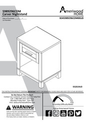 Ameriwood HOME Carver 5989296COM Instrucciones De Montaje