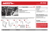 Metra 99-7343 Instrucciones De Instalación