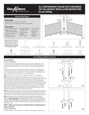 DECKORATORS ALX Instrucciones De Instalación