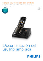 Philips D705 Documentación Del Usuario Ampliada