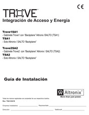 Altronix Trove1SA1 Guia De Instalacion