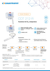 sauermann COT212-R Ficha Técnica