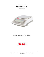 Axis ACA 4200G M Manual Del Usuario