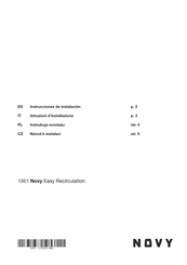 Novy Easy Instrucciones De Instalación